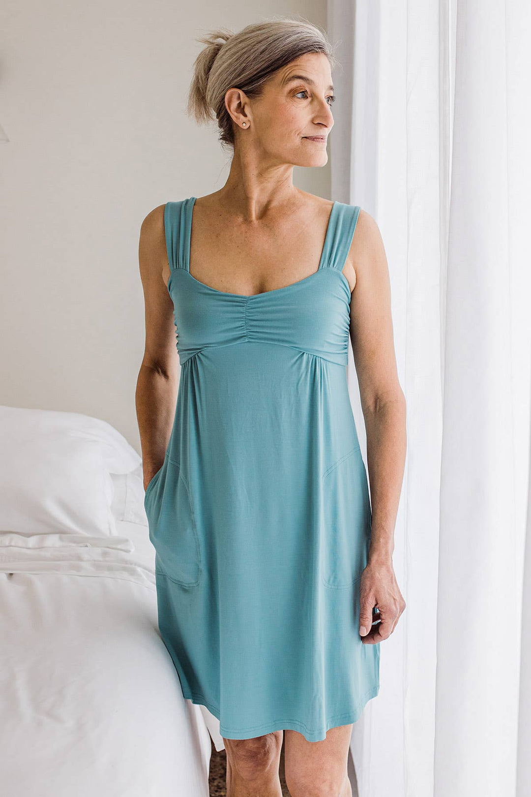 YALA CLEO BABYDOLL BAMBOO NIGHTGOWN
