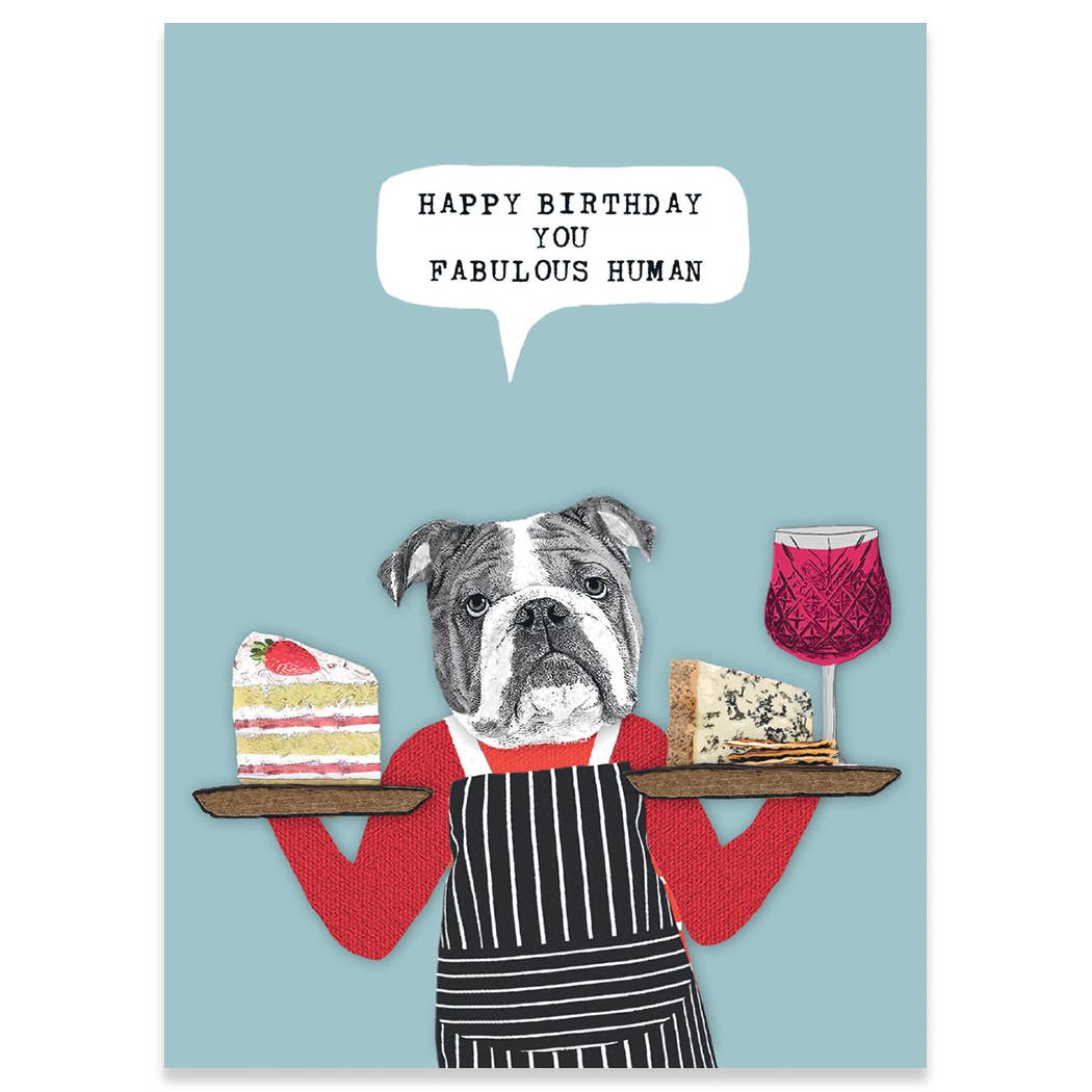 Calypso Cards Inc. FABULOUS HUMANCARTE BIRTHDAY CARD Both